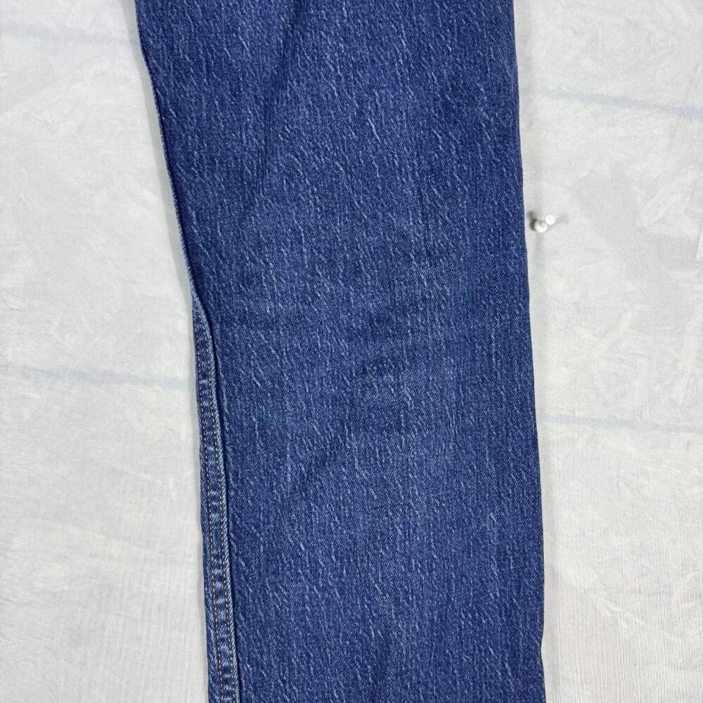 Levi's 505 Men's Straight Jeans Blue Stone Wash Denim Zip‎ Fly 5-Pocket W32 L32 - Picture 13 of 16